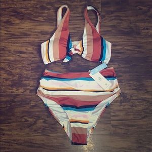 Cupshe High Waisted Bikini NWT Medium